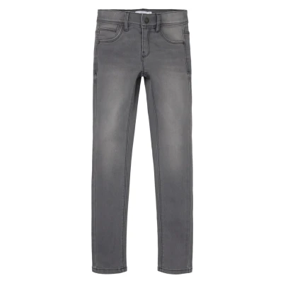 Image of Name it Nkfpolly Dnmtax PANT Jeans Skinny Fit for kids, Size: 7y, Light grey denim