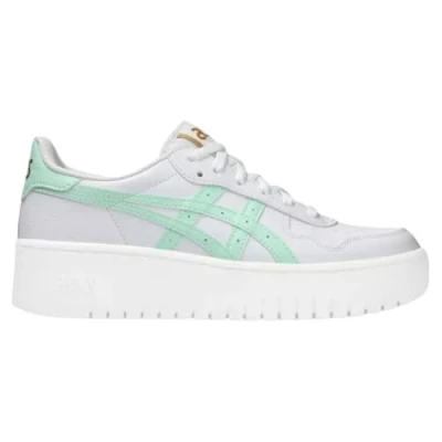 Image of Asics Sportstyle Japans S PF Trainers, Women&#039;s, Size: 6, White/mint tint High quality imitation leather