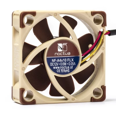 Image of Noctua NF A4x10 FLX, Premium Quiet Fan, 3 Pin (40x10mm, Brown)