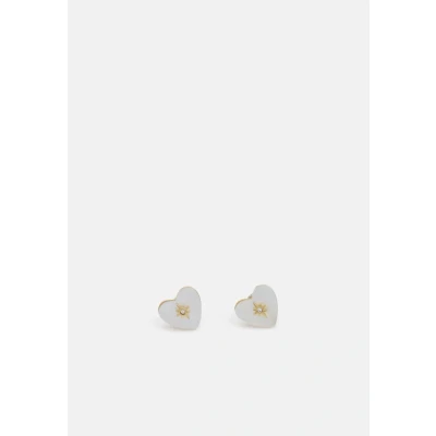 Image of Fossil JF04732710 Women&#039;s Jewellery Gold Stainless Steel Earring, Length: 7.9mm, Width: 8.3mm, Steel, No Gemstone, Gemstone