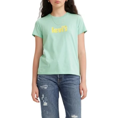 Image of Levi&#039;s THE Perfect Print Tshirt, Women&#039;s, Size: XS, Ssnl bw dark floral