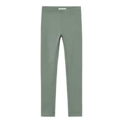 Image of Name it Nkfdavina Solid NOOS Leggings Trousers for kids, Size: 81, Green