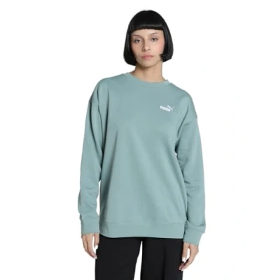 Image of PUMA Girl&#039;s Ess Small No. 1 Logo Relaxed Crew Tr Hooded Sweatshirt