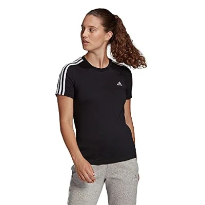 Image of adidas Sportswear Print Tshirt, Women&#039;s, Size: Medium, Black/white