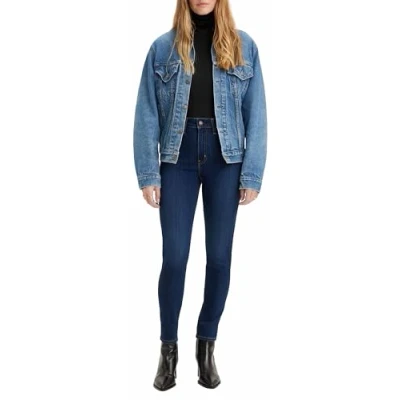 Image of Levi&#039;s 721 HIGH RISE Skinny Jeans Fit, Women&#039;s, Size: 25x30, Destroyed denim, blue