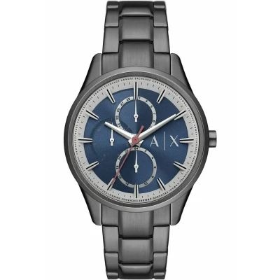 Image of Armani Exchange Analog Quarz Chronograph watch, Men&#039;s, Size: One Size, Grau