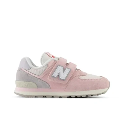 Image of New Balance 574 Unisex Trainers for kids, Size: 13.5K, Shell pink Leather/synthetics