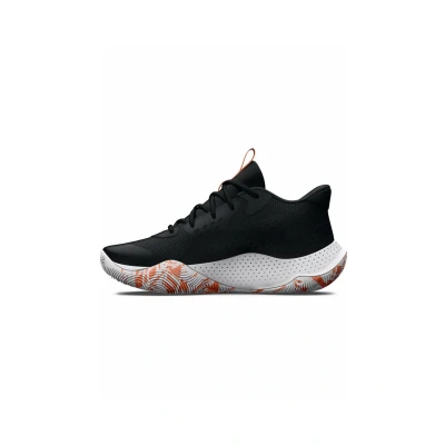 Image of Under Armour Court Performance Training shoe, Size: 12, Black Leather and textile