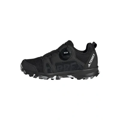 Image of Adidas Terrex Agravic BOA K Hiking shoes for kids, Size: 10K, Core black/ftwr white/grey three Synthetics/textile