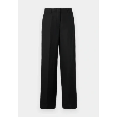 Image of TOM Tailor WIDE LEG Pants Trousers, Women&#039;s, Size: 44x32, Deep black