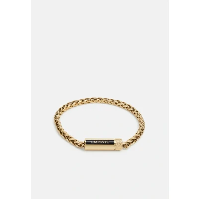 Image of Lacoste Men&#039;s SPELT Collection Chain Bracelet in Stainless Steel