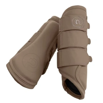 Image of Eskadron Tendon Boots Faux Leather Plat.25 Taupe M