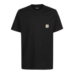 Image of Carhartt WIP Pocket Basic Tshirt, Men&#039;s, Size: XXL, Black