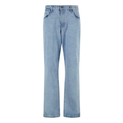 Image of Urban Classics Heavy Ounce Straight leg jeans, Men&#039;s, Size: 34, New light blue washed
