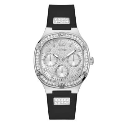 Image of GUESS Fitness Watch GW0619L1, Black/White, strip