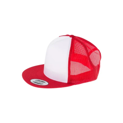 Image of Flexfit Cap, Size: One Size, Red/white/red