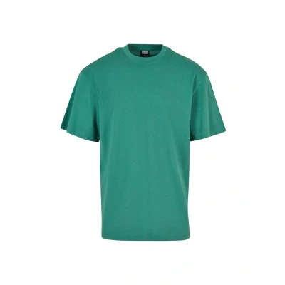 Image of Urban Classics Men&#039;s Tall Tee Oversized Short Sleeves T Shirt with Dropped Shoulders, 100% Jersey Cotton, Leaf, L