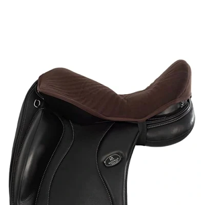 Image of Acavallo Airplus DRI LEX Dressage Saddle Seat Cushion, 10 mm, Size: L, Colour: Brown