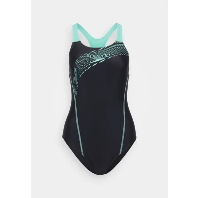 Image of Speedo Womens Medley LOGO Piece Swimsuit, Women&#039;s, Size: 30, Arctic glass