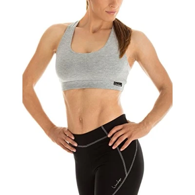 Image of Winshape Sports bra, Women&#039;s, Size: Medium, Grey melange