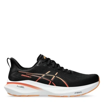 Image of Asics GT2000 13 Stability running shoes, Men&#039;s, Size: 7, Black/faded orange Textile/synthetics