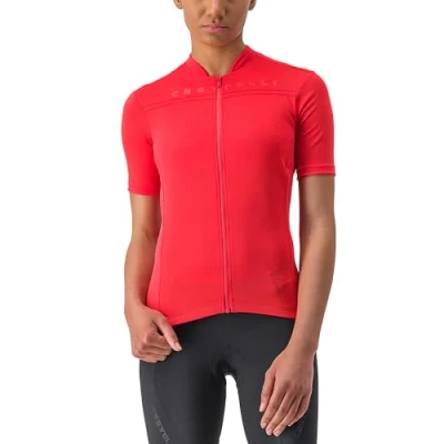 Image of Castelli Anima Cycling Jersey, Women&#039;s, Size: 34, Hibiscus