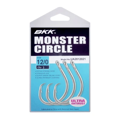 Image of BKK Monster Circle 12/0# Sea fishing hooks
