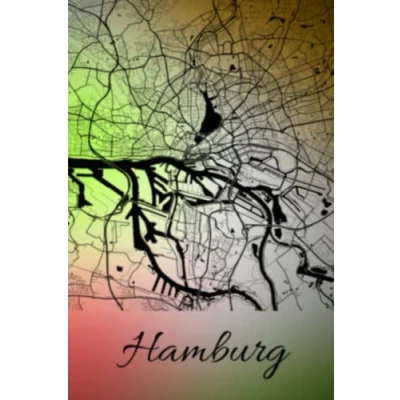 Image of Hamburg: deine Stadt, Region, Heimat! Notizbuch DIN A5 blanko 120 Seiten Geschenk