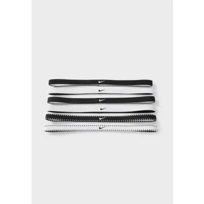 Image of Nike Performance FLEX Classic Headbands 6 PACK Other accessories, Women&#039;s, Size: One Size, White/black