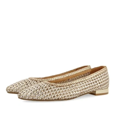 Image of GIOSEPPO Women&#039;s Atherton Ballet Flat, Gold Silver, 7.5 UK
