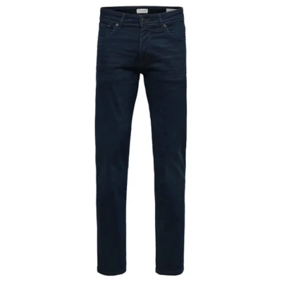 Image of SELECTED HOMME Men&#039;s Jeans, Blue Black Denim, 30W / 30L