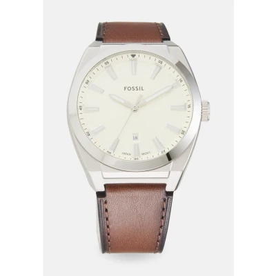 Image of Fossil Everett Watch silvercoloured, Men&#039;s, Size: One Size, Silver coloured