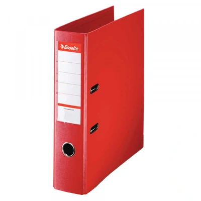 Image of Esselte A4 Folder, Red, 72 mm Spine, Plastic, Vivida Series, Pack of 1, 624068