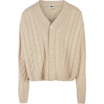 Image of Urban Classics BOXY Cardigan, Men&#039;s, Size: 4XL, Softseagrass