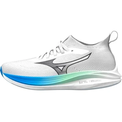 Image of MIZUNO NEO ZEN Running Shoes White/black/frontier blue Men Size 8,5