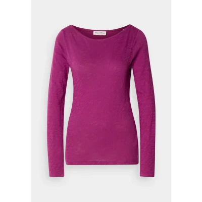 Image of Marc O&#039;Polo Long Sleeve BOAT NECK sleeved top, Women&#039;s, Size: Medium, Fresh berry