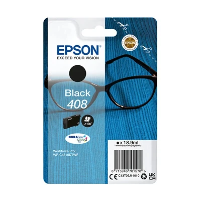 Image of Epson Genuine Ink Singlepack Black 408 DURABrite Ultra