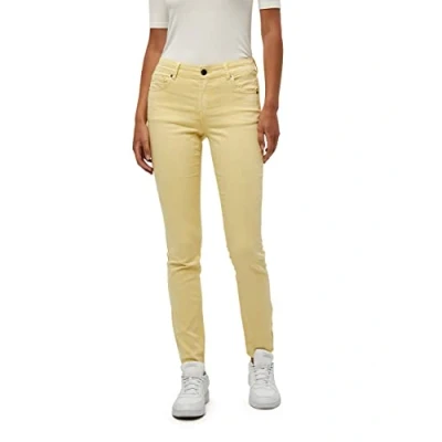 Image of Desires LOLA Garment DYE Slim fit jeans, Women&#039;s, Size: 27, Pale yellow