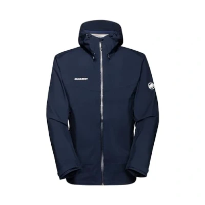 Image of Mammut Convey TOUR Hooded Waterproof jacket, Men&#039;s, Size: Small, Marine