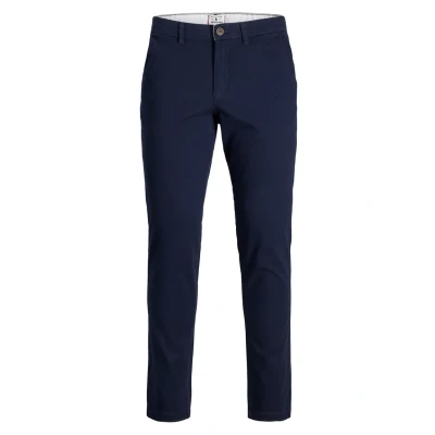 Image of Jack &amp; Jones Jpstmarco Jjdave Chinos, Men&#039;s, Size: 27x30, Navy blazer