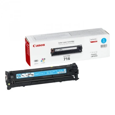 Image of Canon 716 C 1979B002 1 x Cyan Toner Cartridge For iSENSYS LBP5050,LBP5050N,MF8030CN,MF8040Cn,MF8050CN,MF8080Cw