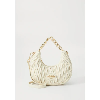 Image of Love Moschino Demure Handbag, Women&#039;s, Size: One Size, Ivory