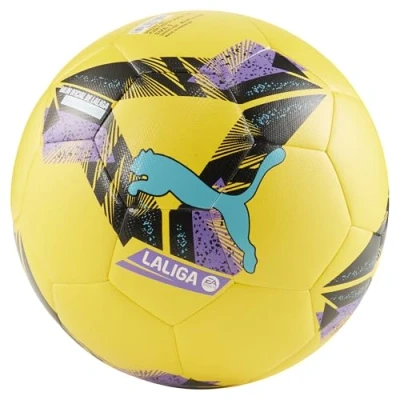 Image of Puma Orbita Laliga Football, Size: 5, Pelé yellow multicolor