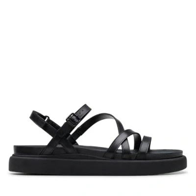 Image of Clarks Aristella ROSE Sandals, Women&#039;s, Size: 5, Black Leather
