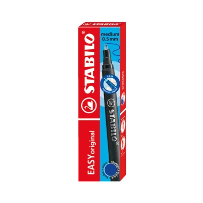 Image of Ergonomic Rollerball STABILO EASYoriginal Refills Pack of 3 Blue