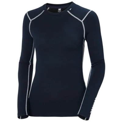 Image of Helly Hansen Women&#039;s Lifa Merino Midweight Crew Base Layer