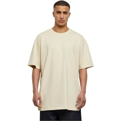Image of Urban Classics Triangle Basic Tshirt, Men&#039;s, Size: XL, Sand