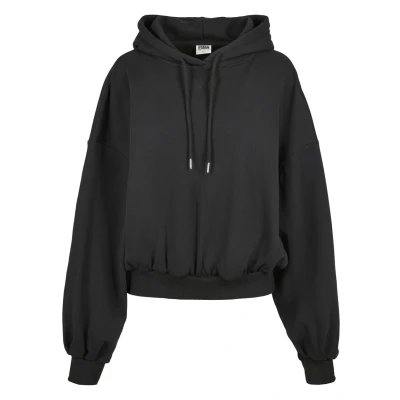Image of Urban Classics Women&#039;s Tb4084 ladies Organic Oversized Terry Hoody Hooded Sweatshirt, Black, XS/S, XS S