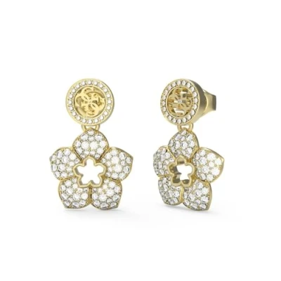 Image of GUESS Shining Winter Gold Earrings JUBE04471JWYGT U