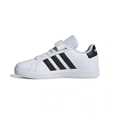 Image of adidas Unisex&#039;s Grand Court 2.0 Shoes Children, Cloud White Core Black White, 12 UK